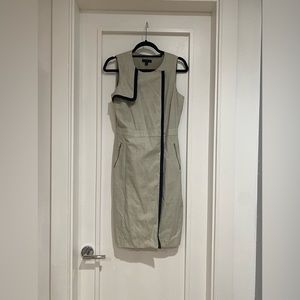 JCREW sheath dress with great button front detail